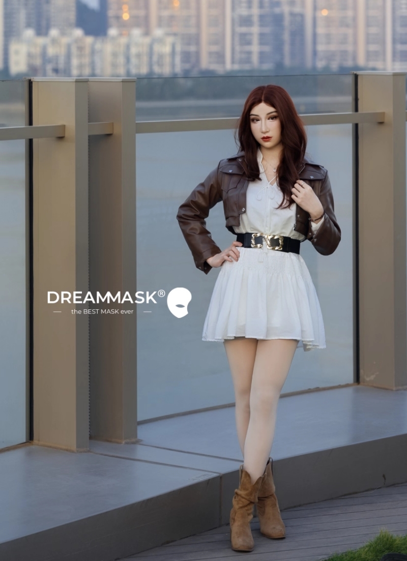 M32「Rosina ロージーナ」　普通版　医療用シリコン素材製　高品質全頭マスク　アジア美人顔　ノーマルメイク/ビューティーメイク　超リアル　フィット感のすごいフィメールマスク　正規品保証　全国送料無料-17